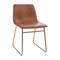 Flash Furniture 2 Pk 18 Inch Light Brown LeatherSoft Dining Chairs ET-ER18345-18-LB-GG - alternate 3